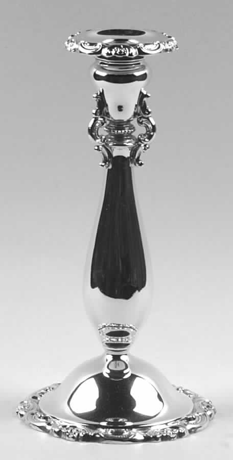 Baroque (Silverplate, Hollowware, Older) 9" Candlestick by Wallace Silver-1
