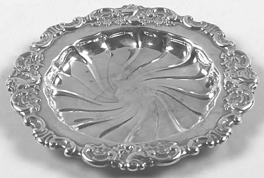 Baroque (Silverplate, Hollowware, Older) Silverplate Coaster by Wallace Silver-1