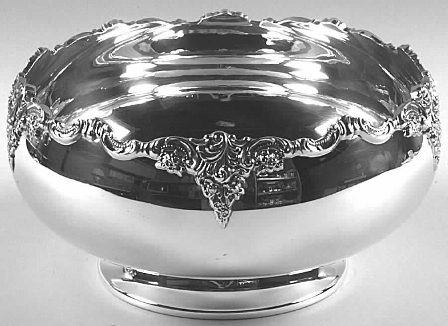 Baroque (Silverplate, Hollowware, Older) Silverplate Couped Fruit Bowl by Wallace Silver-1