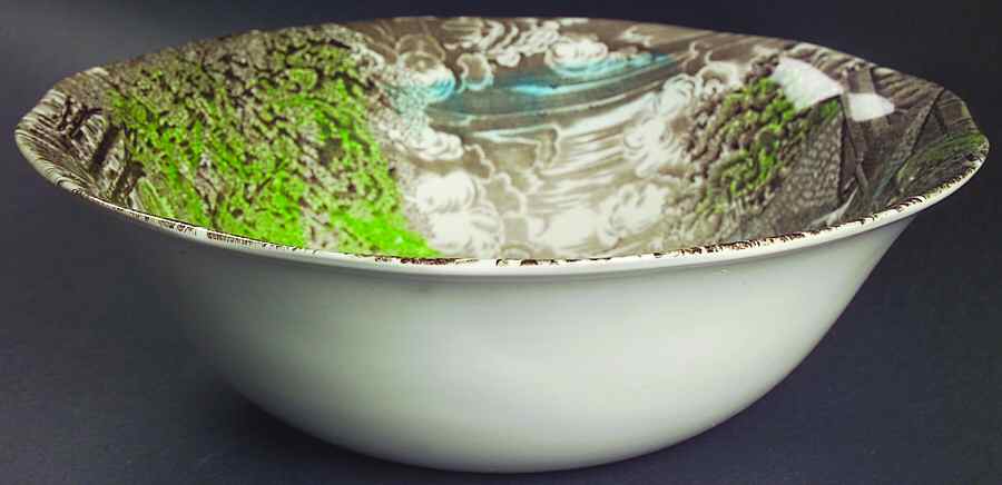 Dickens Coaching Days 9" Round Vegetable Bowl by Wedgwood-1
