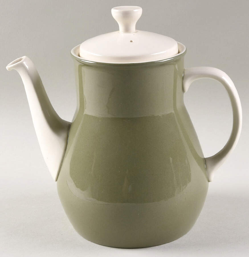 Moss Green Small Coffee Pot & Lid by Wedgwood-1