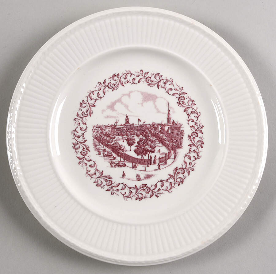 Scenes of Old New York Salad Plate by Wedgwood-1