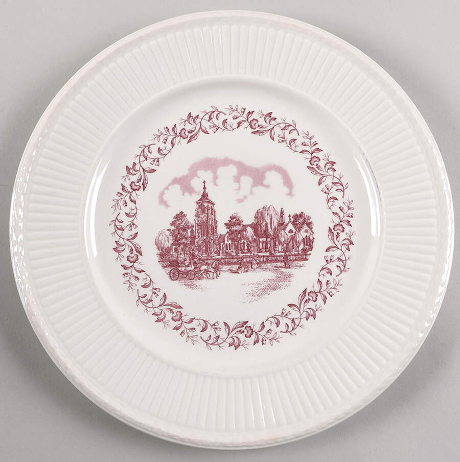 Scenes of Old New York Dinner Plate by Wedgwood-1