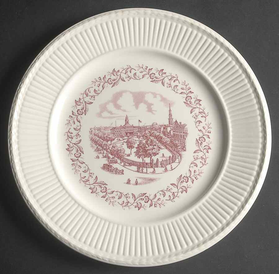 Scenes of Old New York Dinner Plate by Wedgwood-1