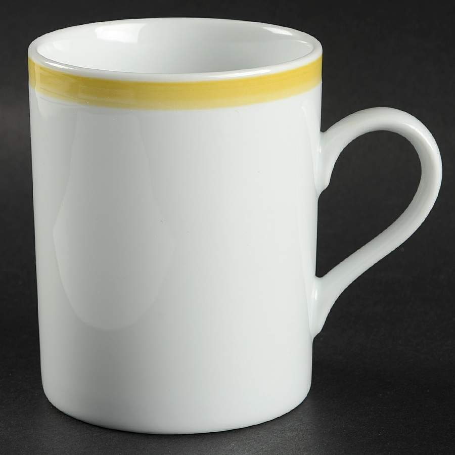 Brasserie Yellow (Band and Verge) Mug by Williams-Sonoma-1