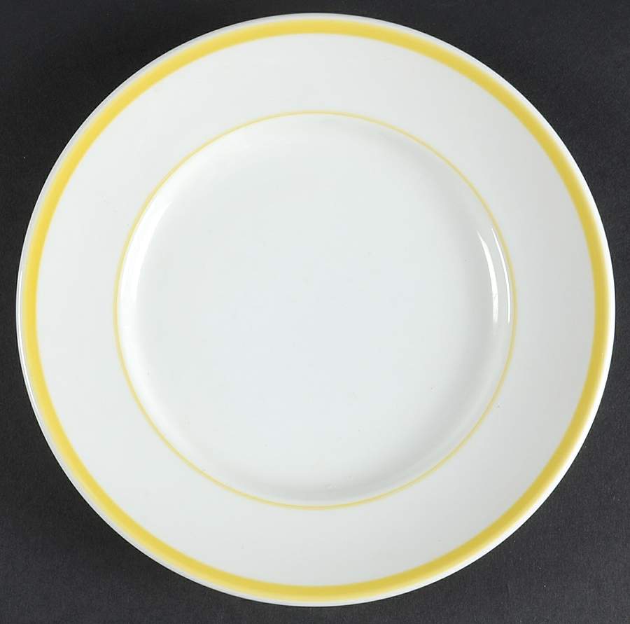 Brasserie Yellow (Band and Verge) Salad Plate by Williams-Sonoma-1