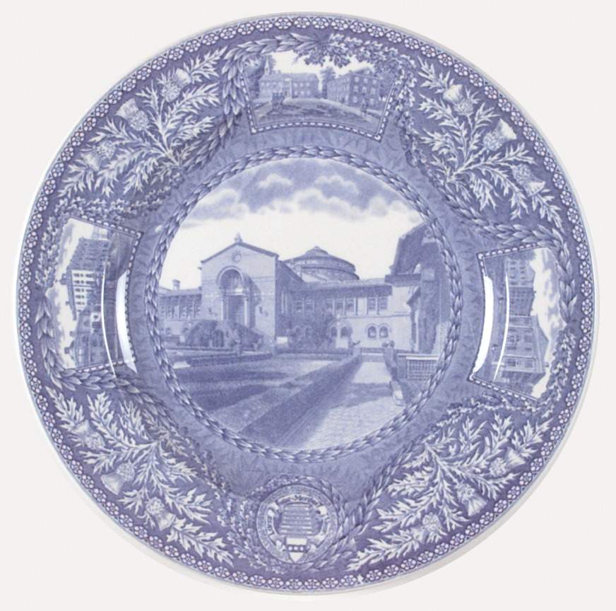 University of Pennsylvania Blue Dinner Plate by Wedgwood-1