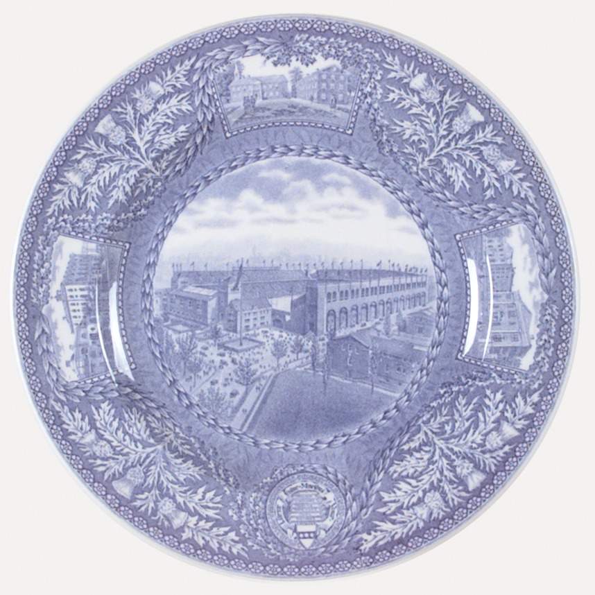 University of Pennsylvania Blue Dinner Plate by Wedgwood-1