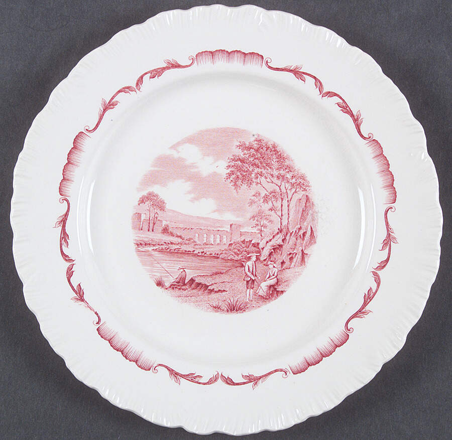 Salvator Red Salad Plate by Wedgwood-1