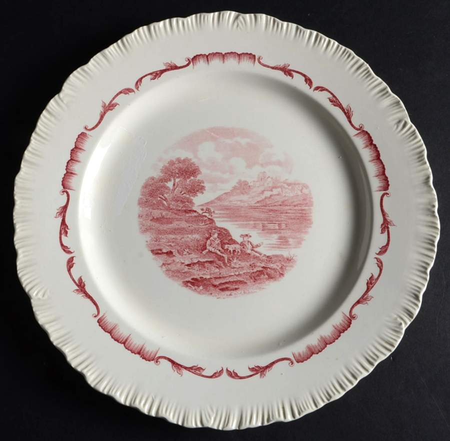 Salvator Red Dinner Plate by Wedgwood-1