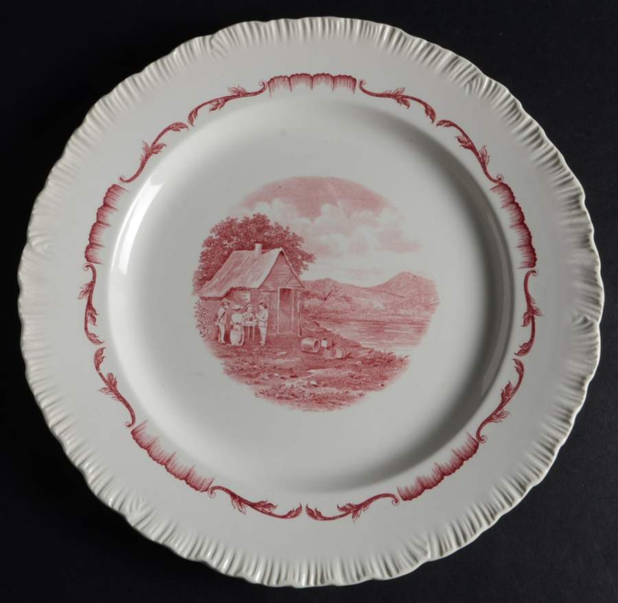Salvator Red Dinner Plate by Wedgwood-1