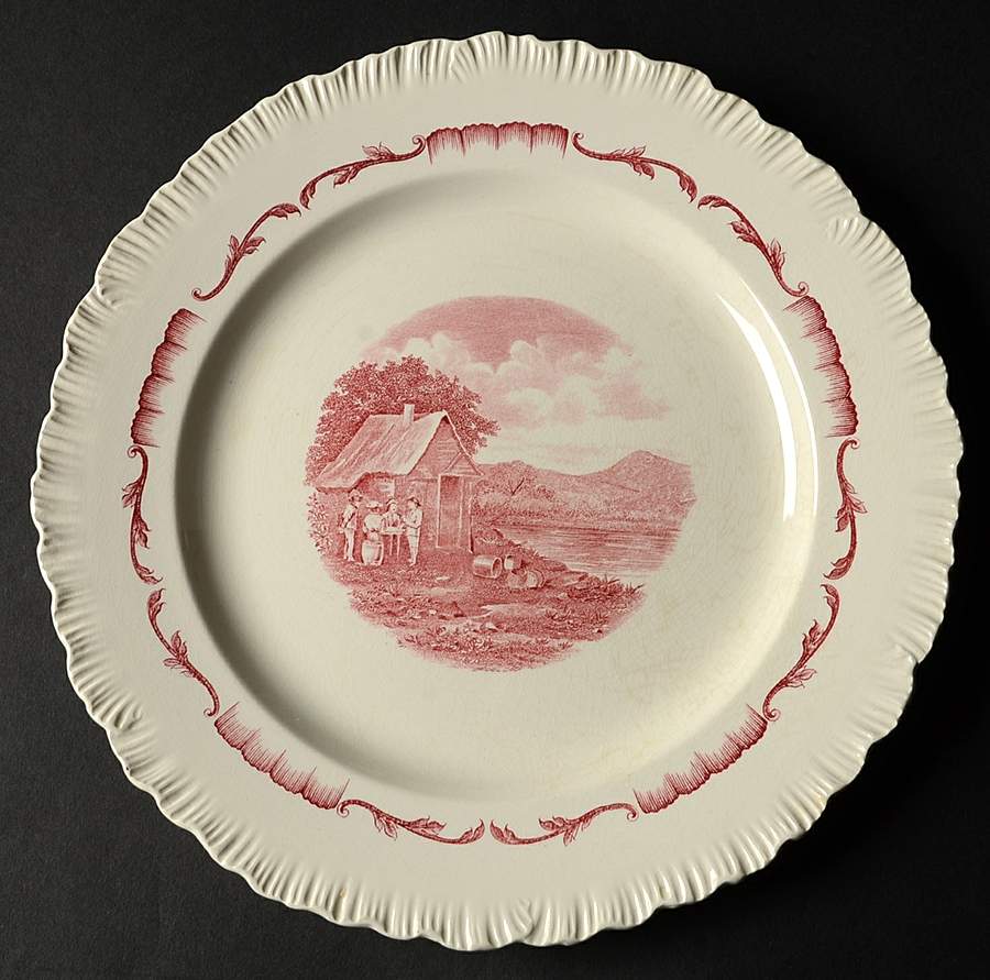 Salvator Red Dinner Plate by Wedgwood-1