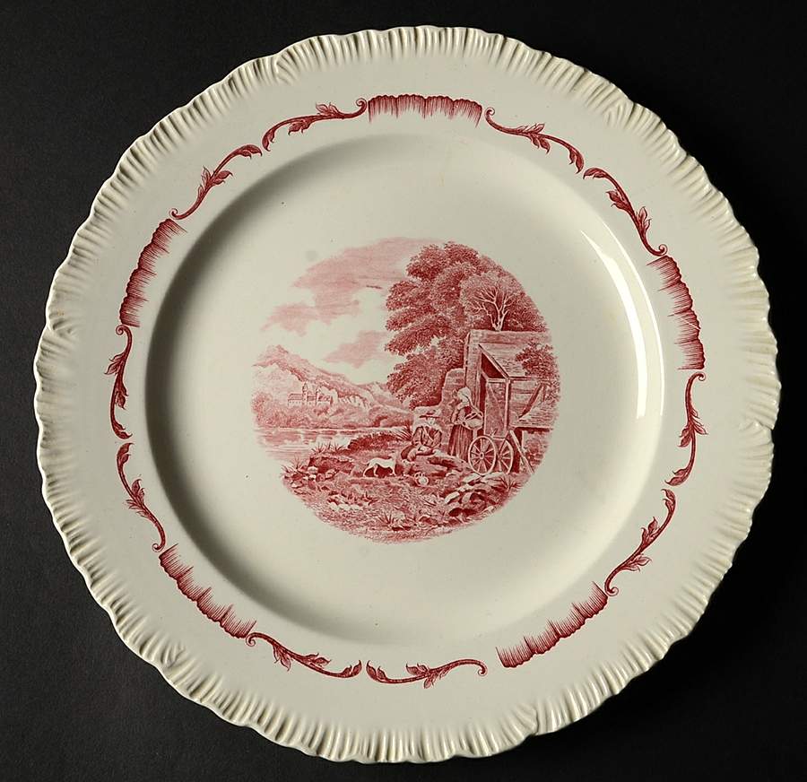 Salvator Red Dinner Plate by Wedgwood-1
