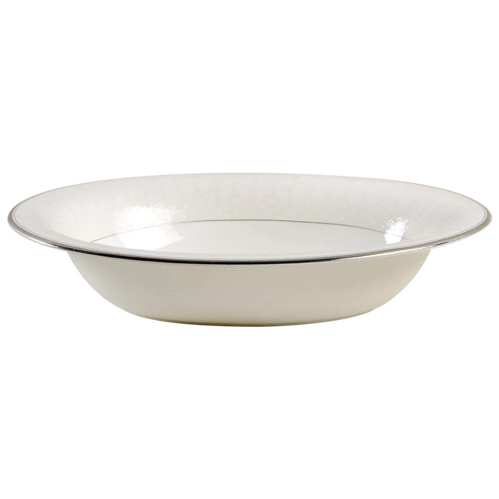 Lismore Platinum 9" Oval Vegetable Bowl by Waterford China-1