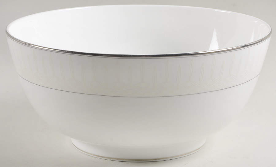 Lismore Platinum 9" Salad Serving Bowl by Waterford China-1