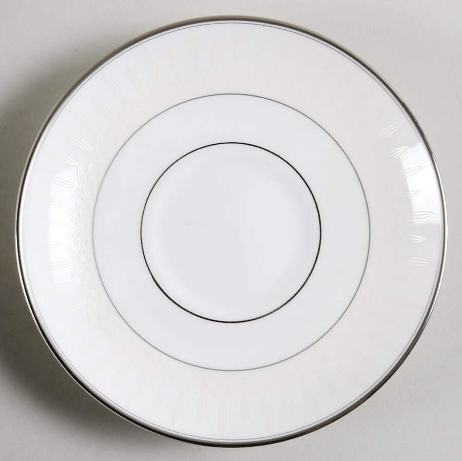 Lismore Platinum Saucer by Waterford China-1
