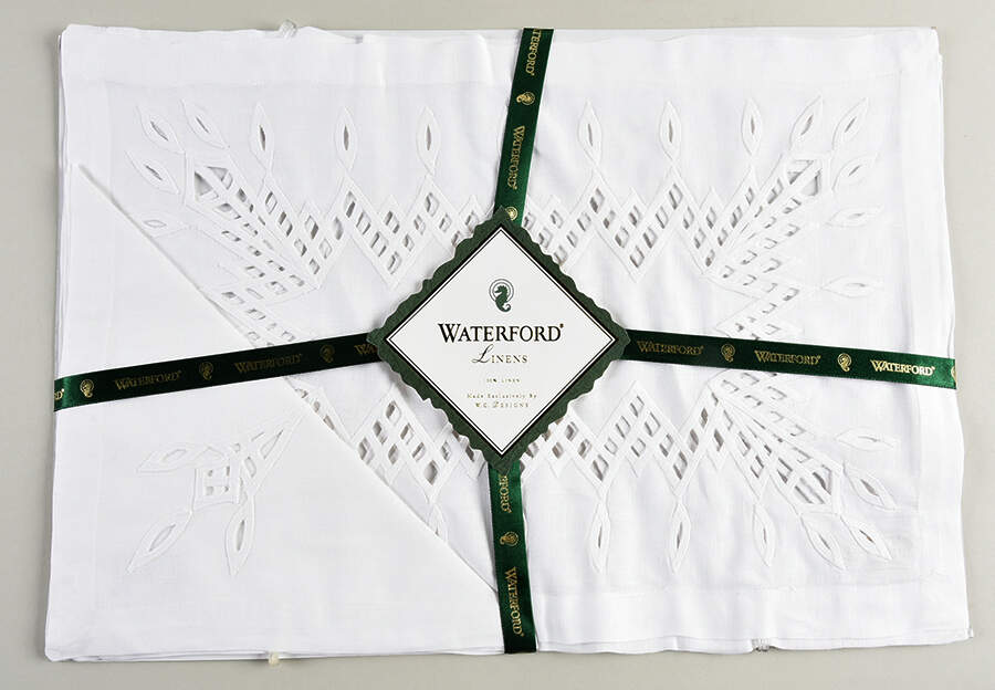 Lismore Platinum Linen Napkin by Waterford China-1