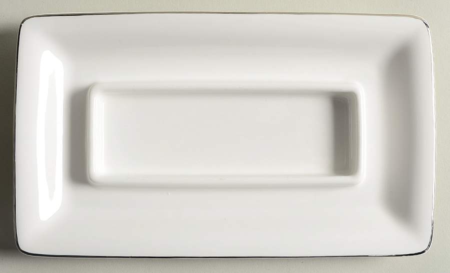 Lismore Platinum 1/4 Lb Butter No Lid by Waterford China-1