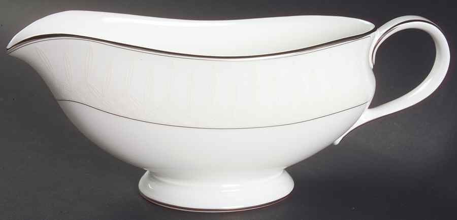 Lismore Platinum Gravy Boat by Waterford China-1