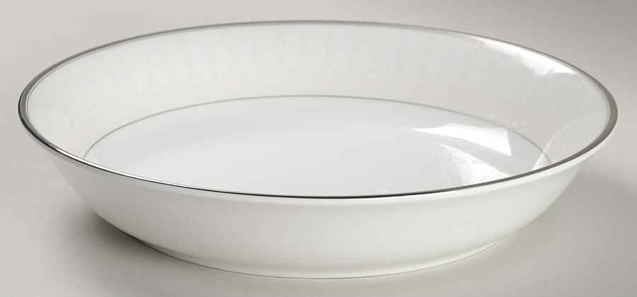 Lismore Platinum 7" Individual Pasta Bowl by Waterford China-1