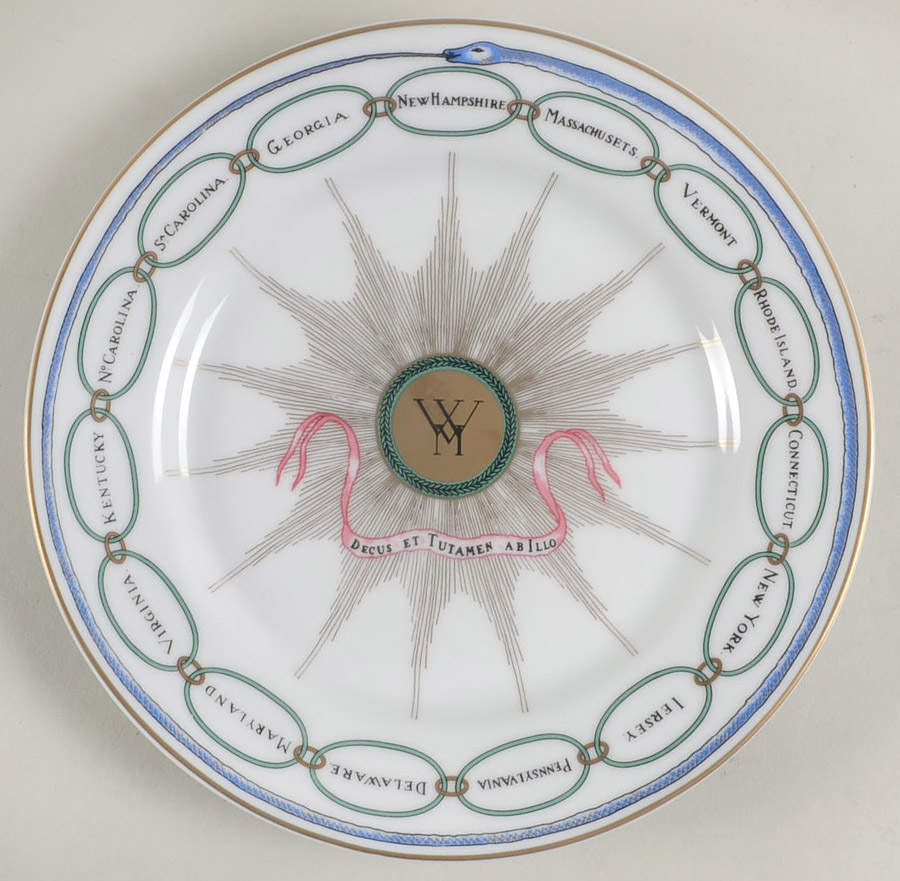 The White House Collection (Black Backstamp) Salad/Dessert Plate by Woodmere-1