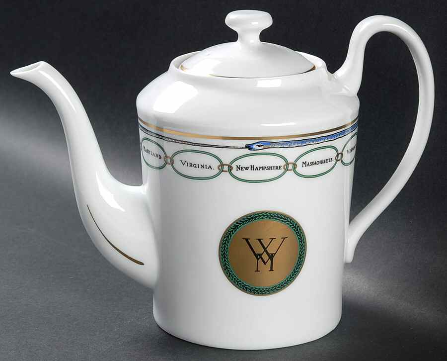 The White House Collection (Black Backstamp) Teapot & Lid by Woodmere-1