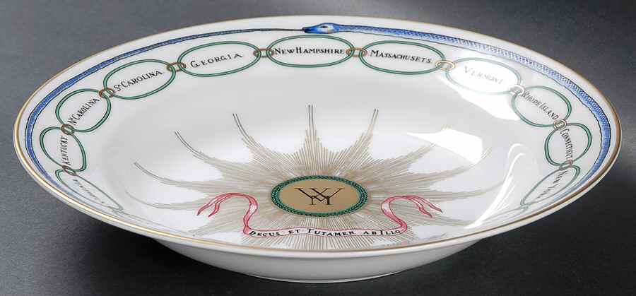 The White House Collection (Black Backstamp) Large Rim Soup Bowl by Woodmere-1
