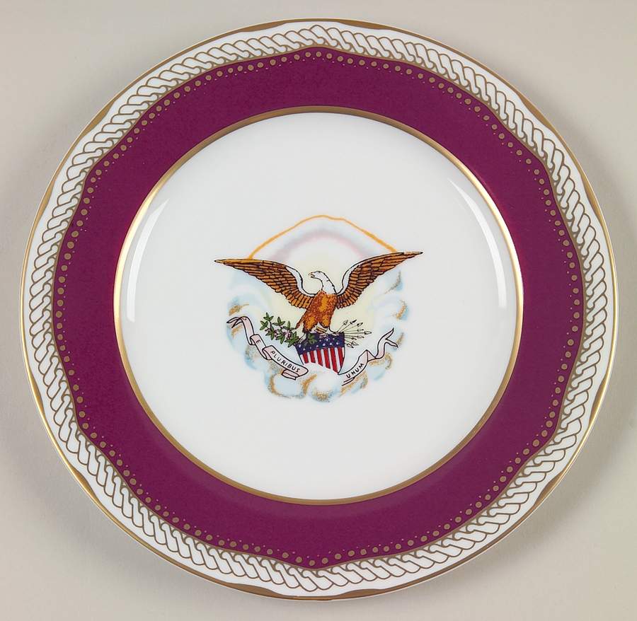 The White House Collection (Black Backstamp) Salad/Dessert Plate by Woodmere-1