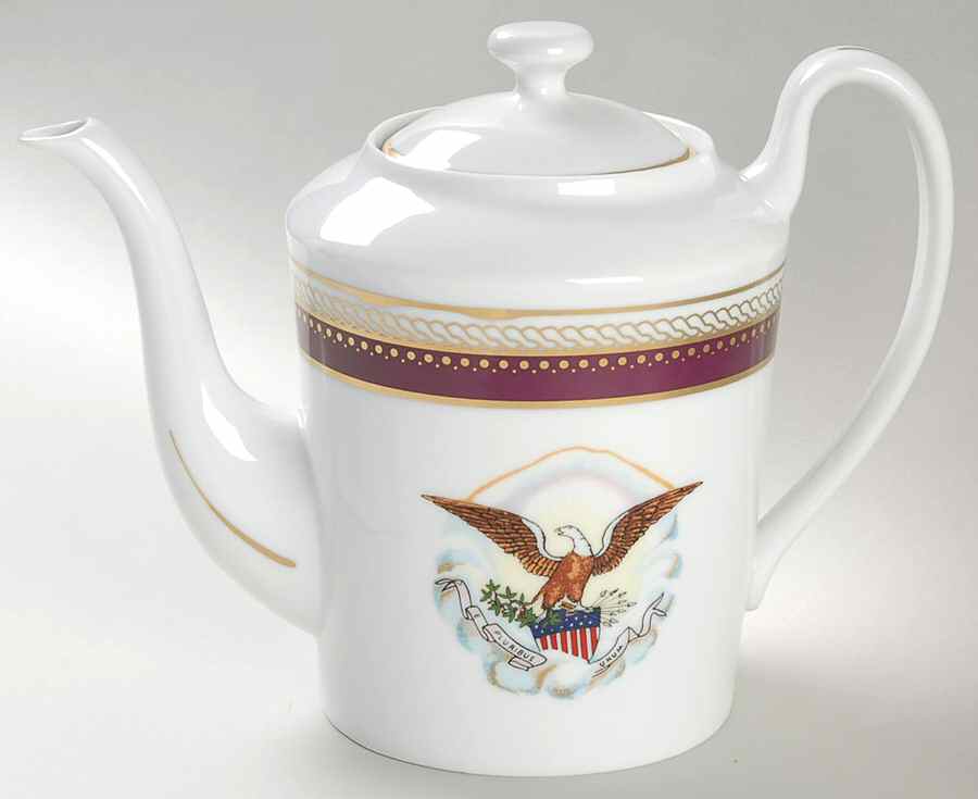 The White House Collection (Black Backstamp) Teapot & Lid by Woodmere-1