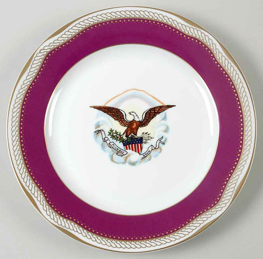 The White House Collection (Black Backstamp) Luncheon Plate by Woodmere-1