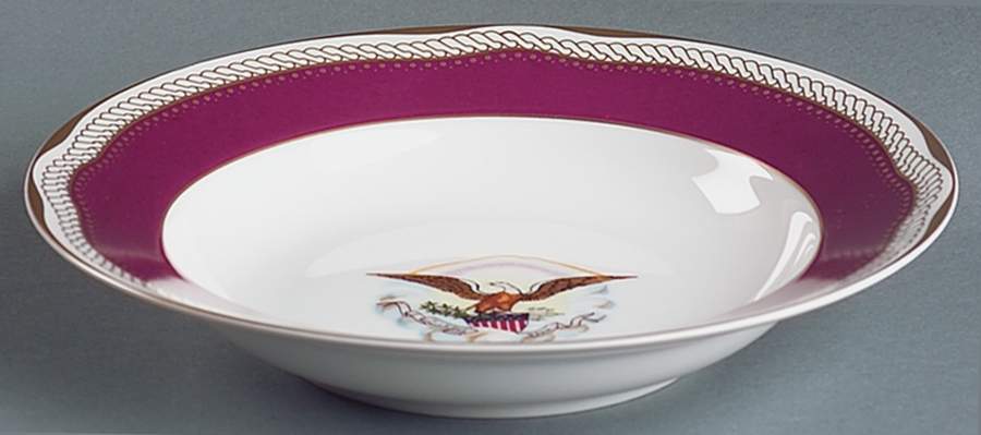The White House Collection (Black Backstamp) Large Rim Soup Bowl by Woodmere-1
