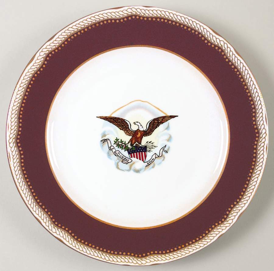 The White House Collection (Black Backstamp) Dinner Plate by Woodmere-1