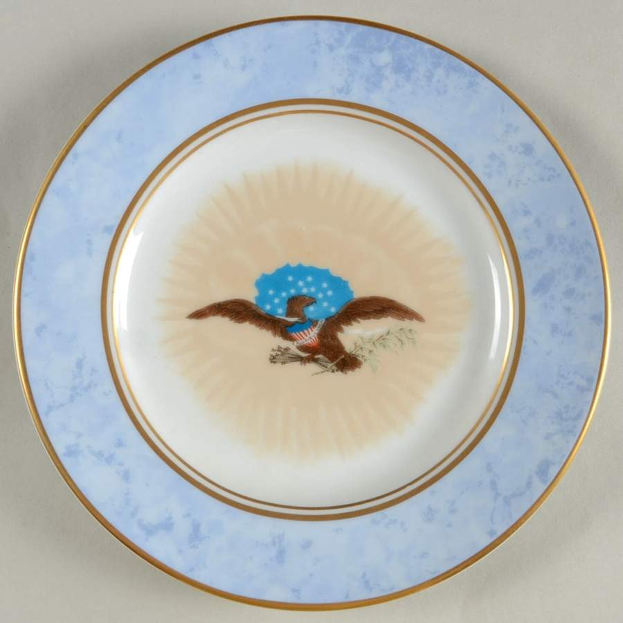 The White House Collection (Black Backstamp) Salad/Dessert Plate by Woodmere-1