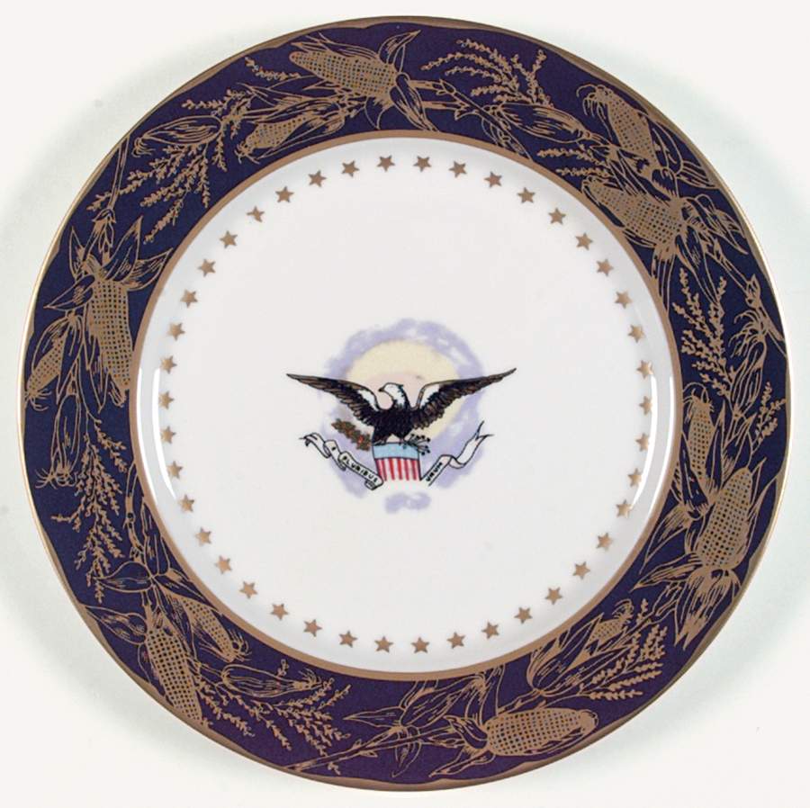 The White House Collection (Black Backstamp) Dinner Plate by Woodmere-1
