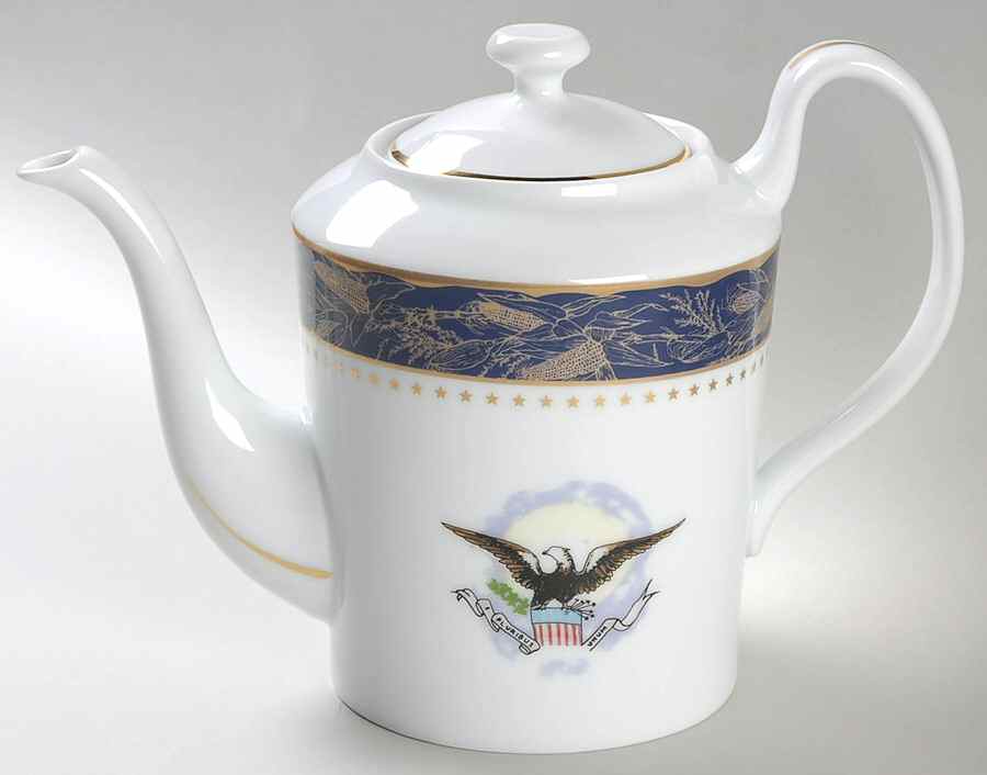 The White House Collection (Black Backstamp) Teapot & Lid by Woodmere-1