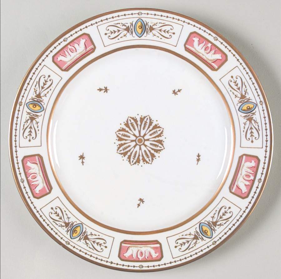 The White House Collection (Black Backstamp) Dinner Plate by Woodmere-1