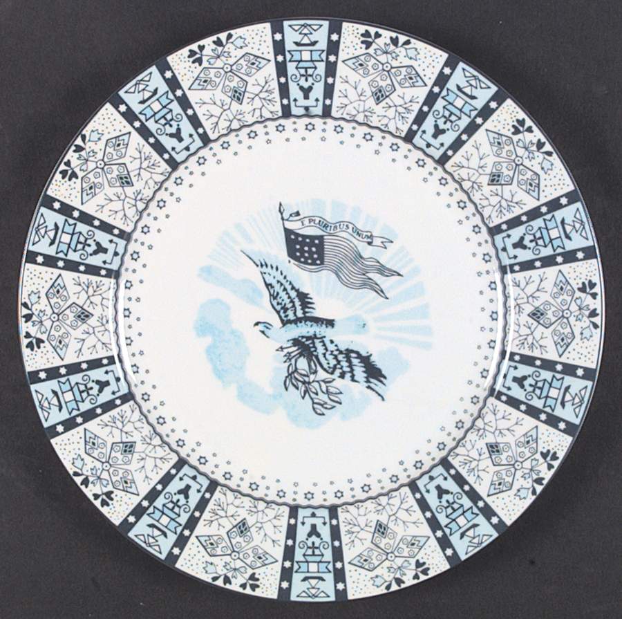 The White House Collection (Black Backstamp) Dinner Plate by Woodmere-1