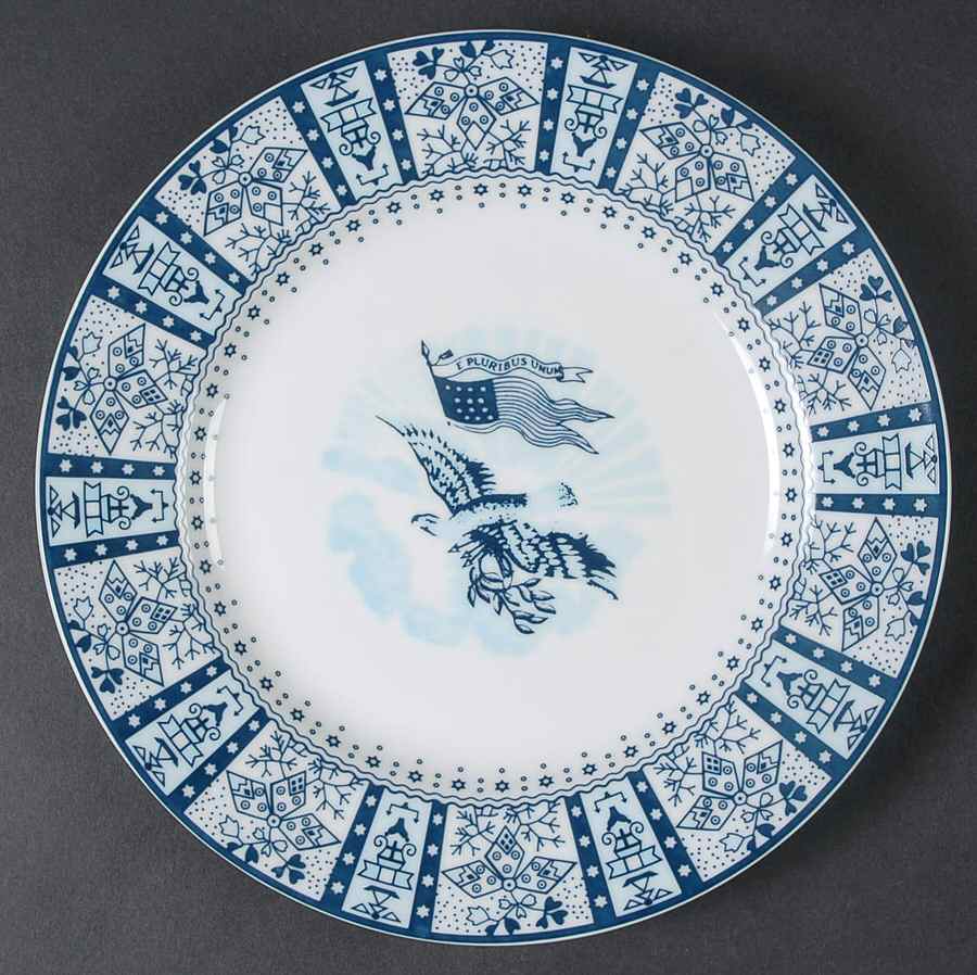 The White House Collection (Black Backstamp) Salad/Dessert Plate by Woodmere-1