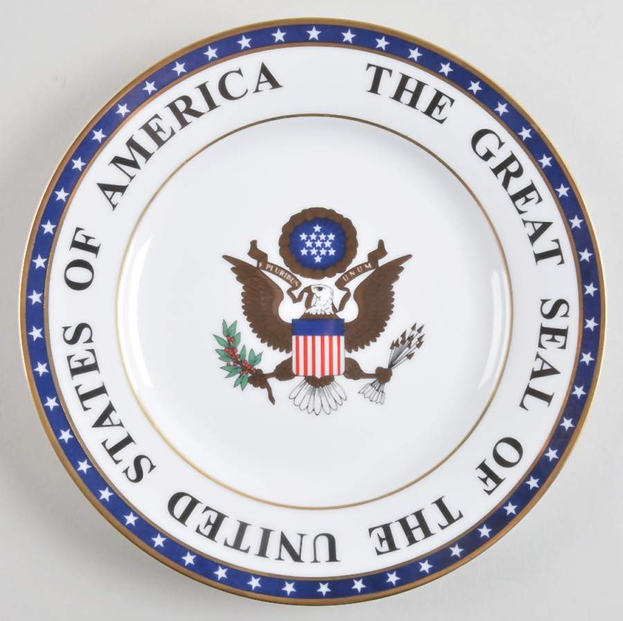 Great Seal Salad/Dessert Plate by Woodmere-1