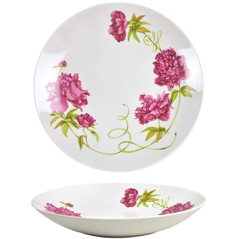 Lyrical Blooms 14" Pasta Serving Bowl by Westbury Court-1