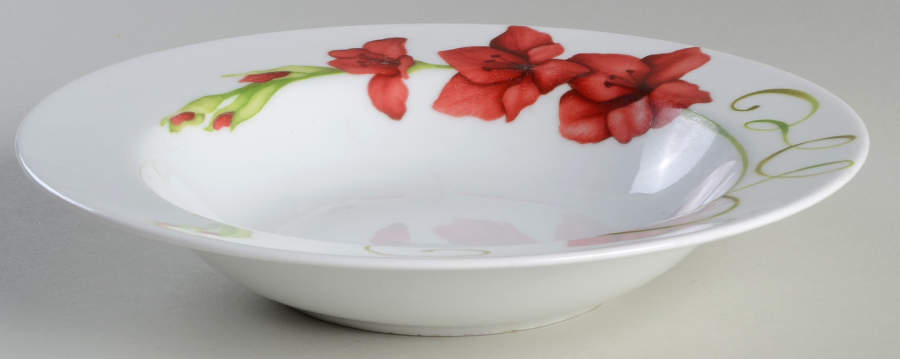 Lyrical Blooms Large Rim Soup Bowl by Westbury Court-1