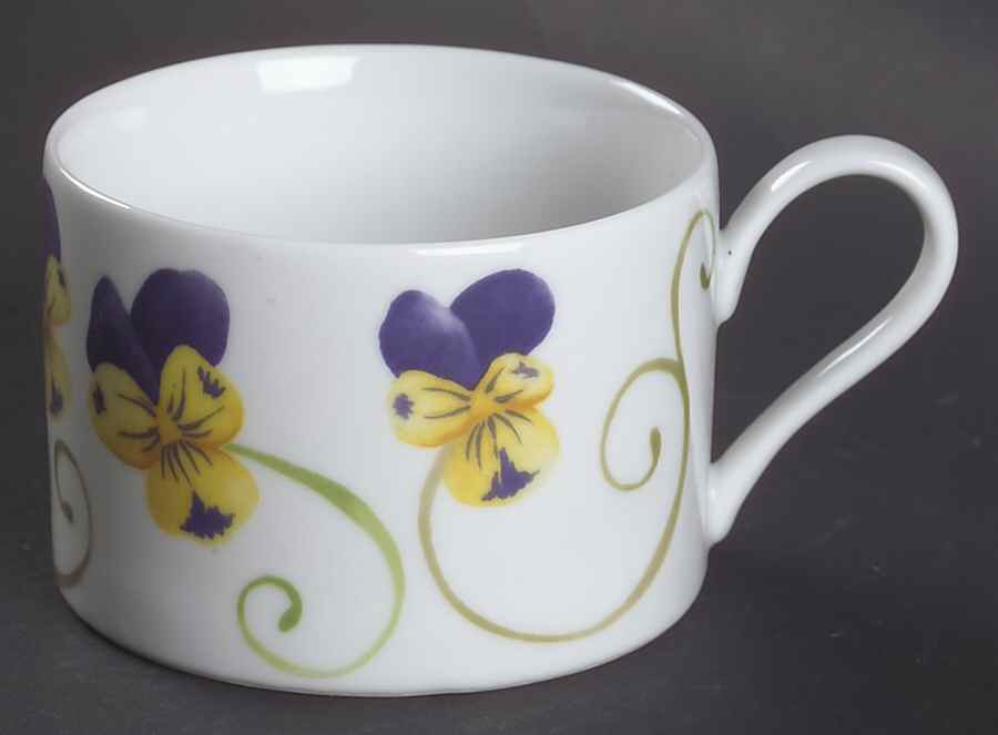 Lyrical Blooms Flat Cup by Westbury Court-1