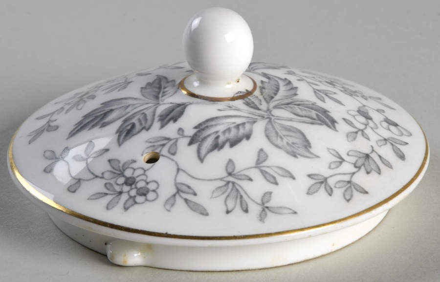 Avon Gray (Gold) Lid for Teapot by Wedgwood-1