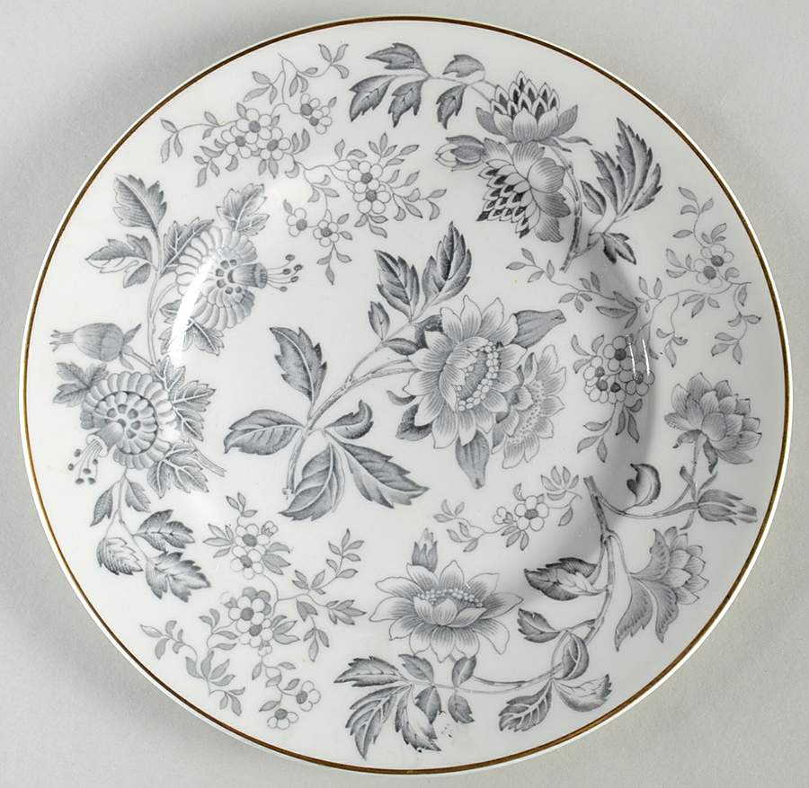 Avon Gray (Gold) Salad Plate by Wedgwood-1
