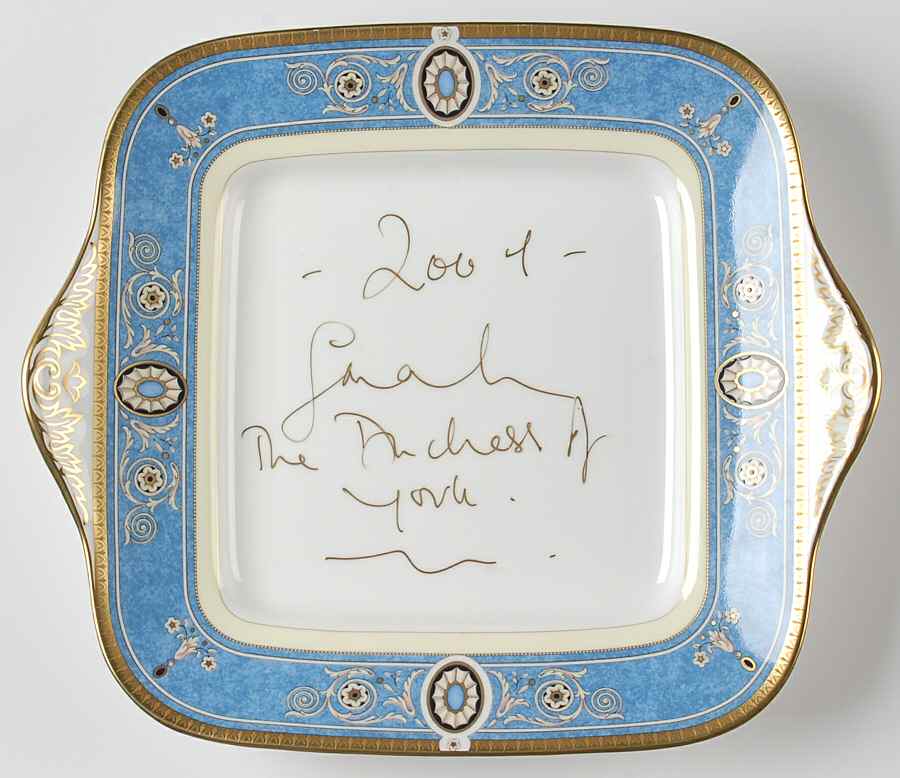 Madeleine Square Handled Cake Plate by Wedgwood-1