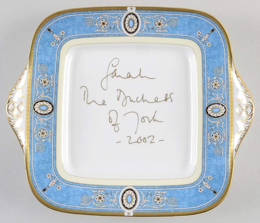 Madeleine Square Handled Cake Plate by Wedgwood-1