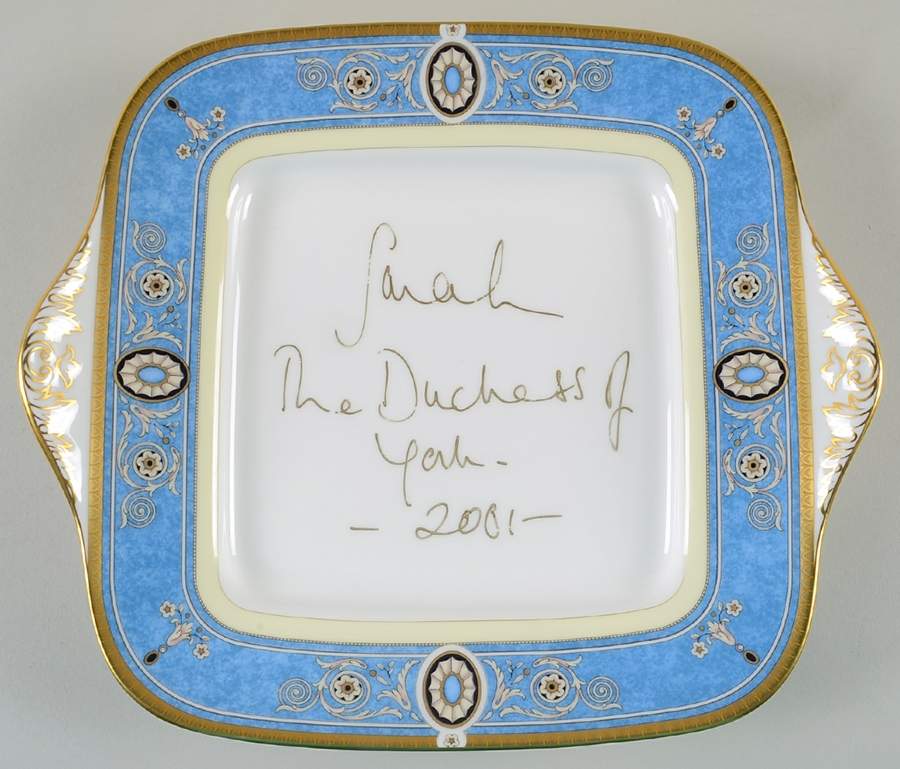 Madeleine Square Handled Cake Plate by Wedgwood-1