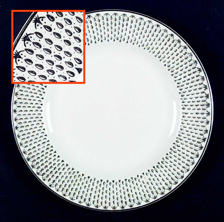 Silver Rain Dinner Plate by Washington Pottery-1