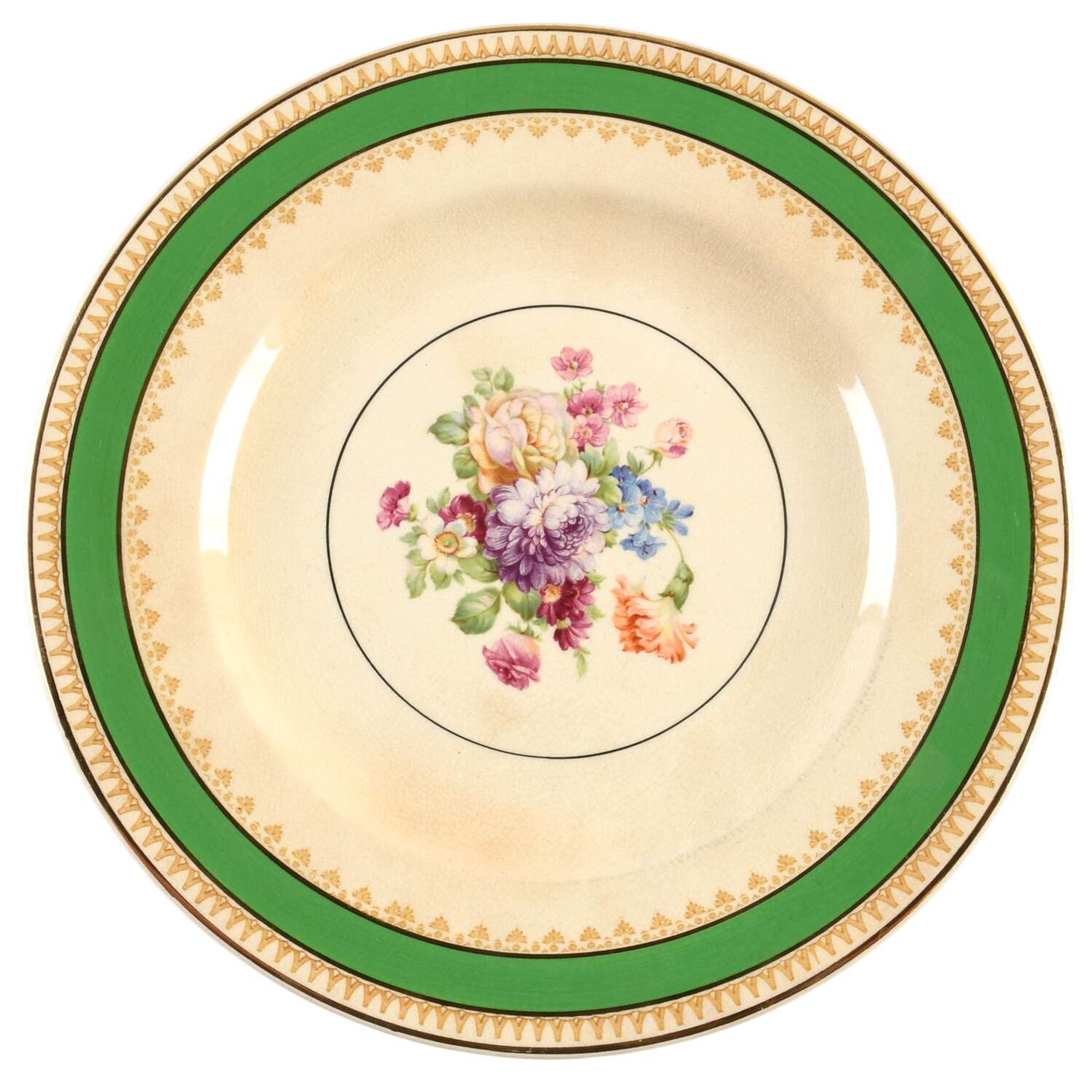 Sherborne Green Dinner Plate by Wood & Sons-1