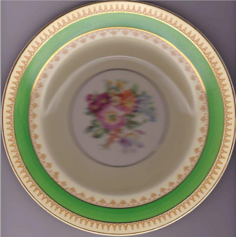 Sherborne Green Salad Plate by Wood & Sons-1